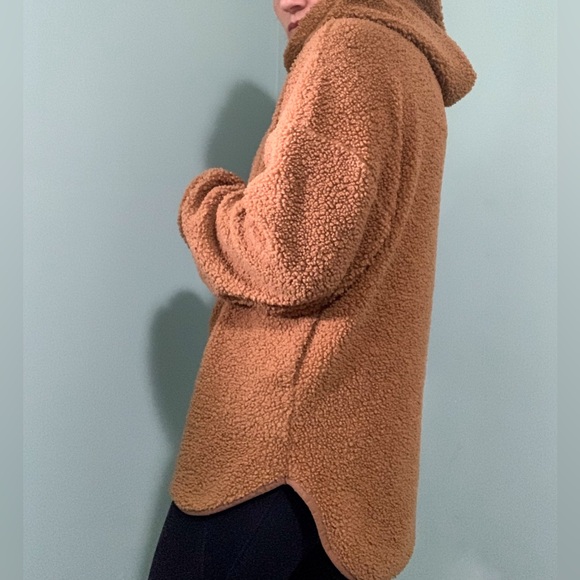 OLD NAVY sherpa 1/2 zip tunic hoody - Picture 6 of 10